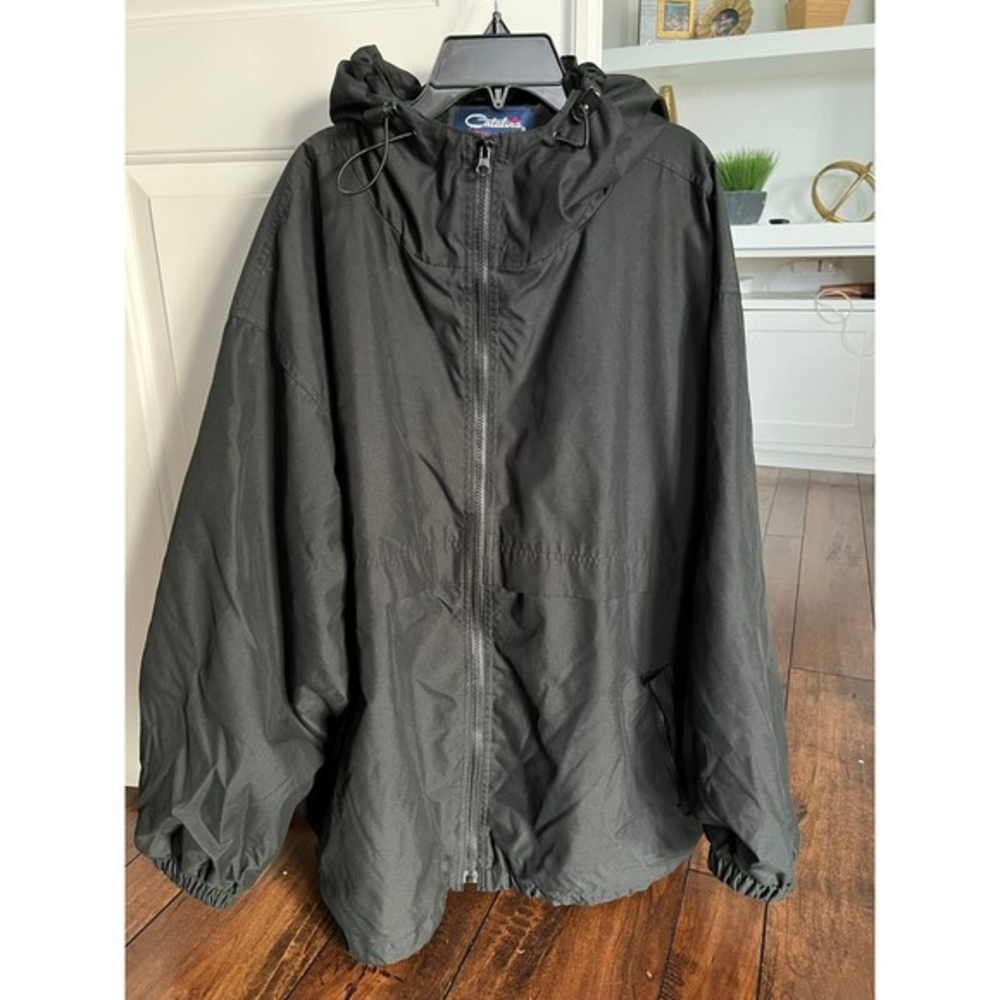 Catalina EUC Men’s Black Lightweight Windbreaker Jacket Size‎ XL